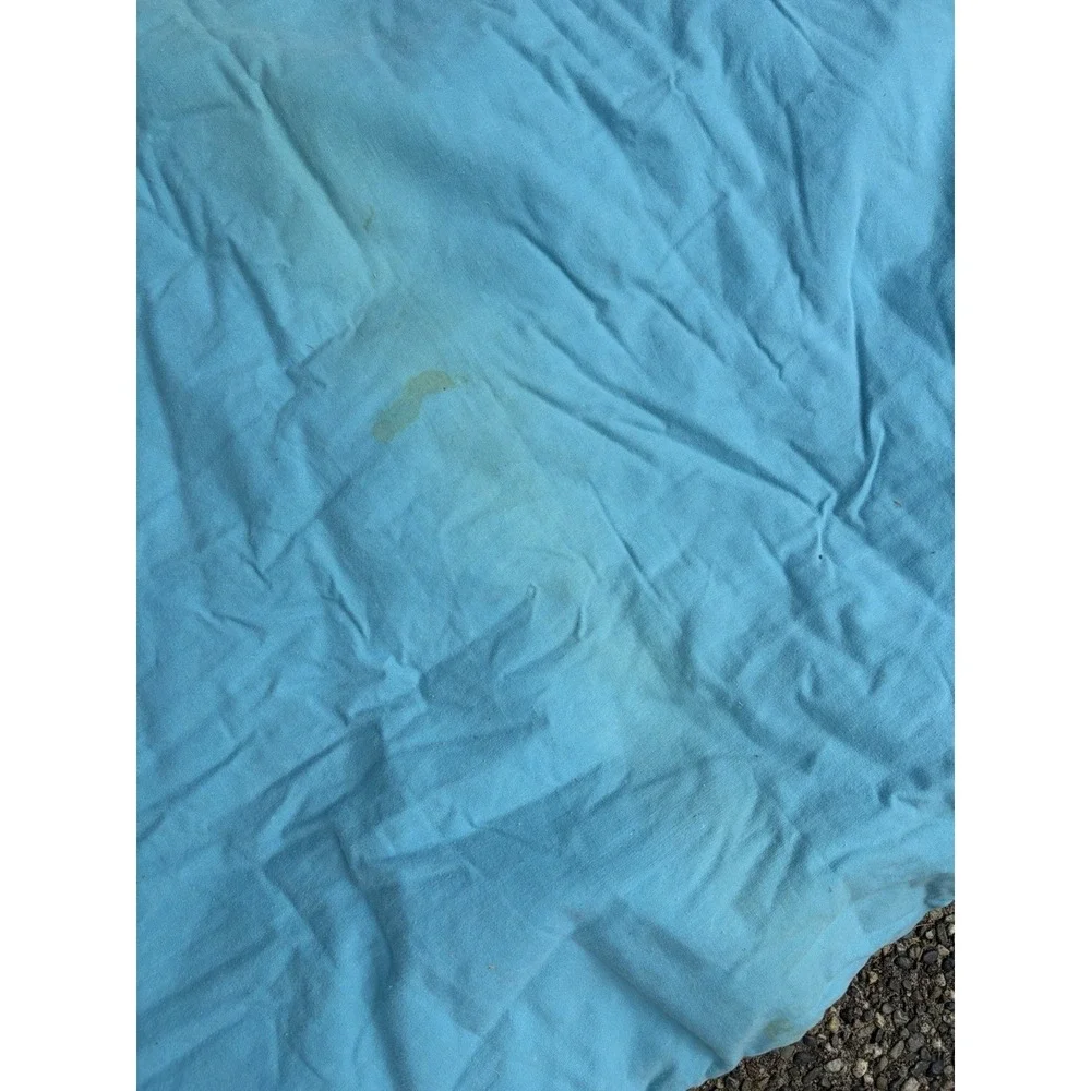 Vntg 1960 Adult Flannel Sleeping Bag Zip Together Hunting Camping 30